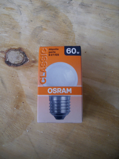 Osram classic 60W e27 kogellamp